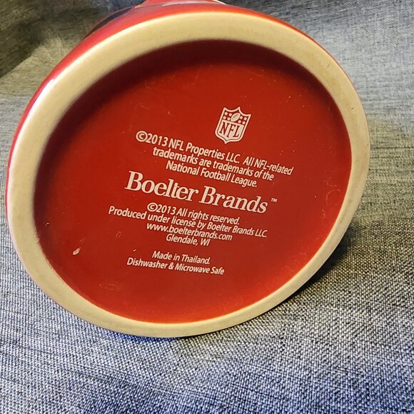 Boelter Brand 2013 NFL San Francisco 49ers Red/Black Coffee Mug - Picture 5 of 8